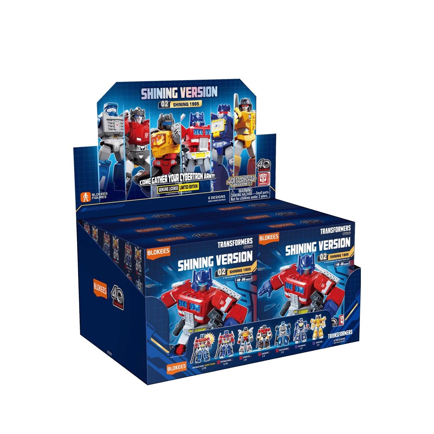 Blokees Transformers Shiny Version (Wave 2) 6-Piece Pdq