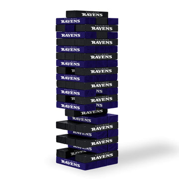 Wild Sports Nfl Baltimore Ravens Table Top Stackers 3'' X 1'' X .5'', Team Color