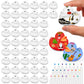 50 Pcs 2 Inch White Blank Rubber Ducks In Bulk Valentines Day Gifts For Kids Ducks With Pens Of 24 Colors Float Squeak Funny Rubber Duck Bath Shower Toy Birthday Gift Activities Themed Party Favor