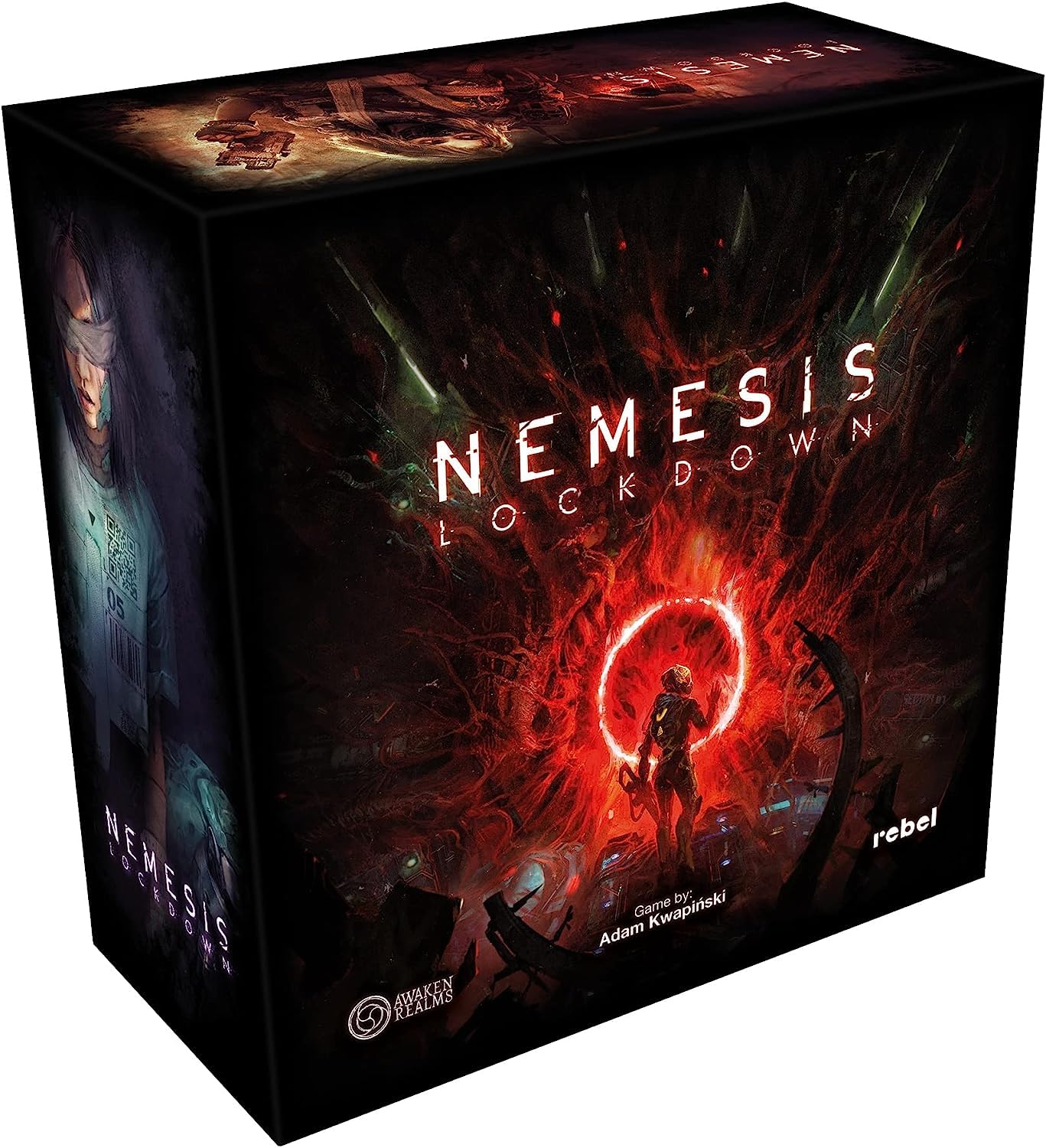 Rebel Studio Nemesis Lockdown - Sci-Fi Horror Miniatures Game, 1-5 Players, Ages 14+, Plastic, Multicolor, Model NEMLD01