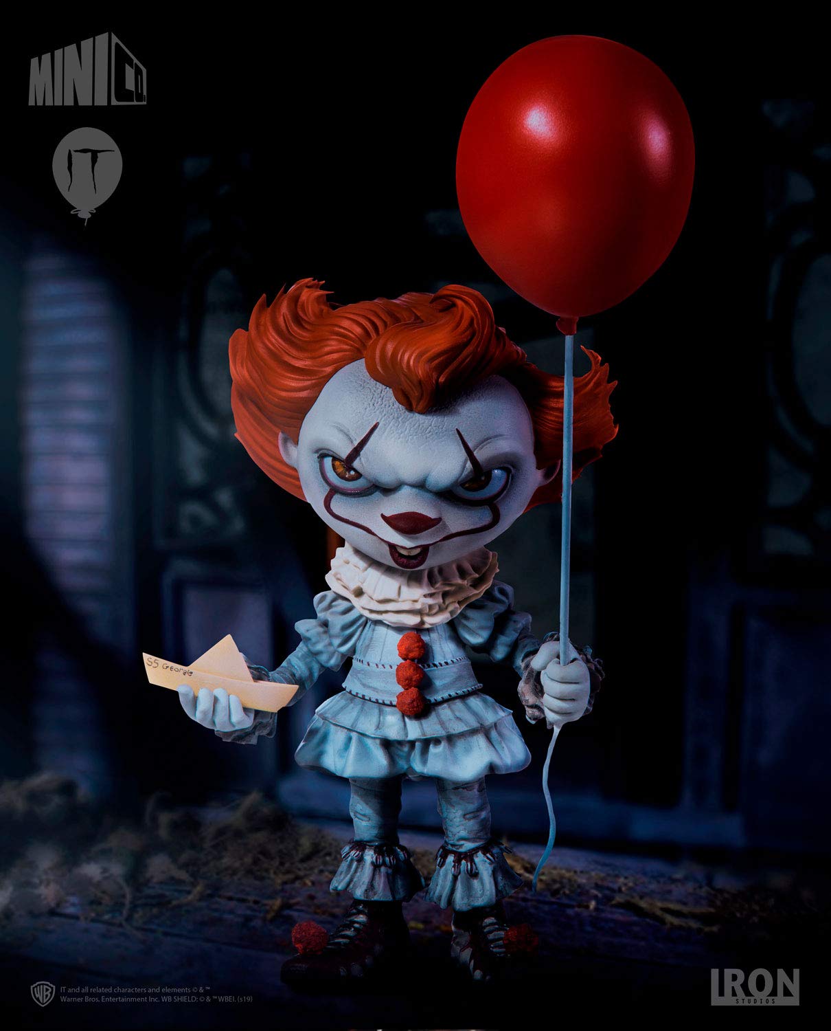 Iron Studios Mini Co Figures It Pennywise Vinyl Statue