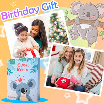 Koala Diary For Girls With Lock, Plush Koala Toys Gift For Teen Girls, Kids Koala Writing Journal Notebook, Birthday Gifts For Little Girls Ages 5 6 7 8 9 10-12 Year Old
