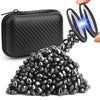 Amarlozn Cool Fidget Magnet Ferrite Putty - Black Magnetic Stones & Rattle EDC Desk Toy, Science Kit Gift