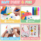 Kodatek 62 Pieces Unicorn Painting Kit, Arts And Crafts For Kids, Unicorn Toys Diy Creative Activity, 8 Unicorn Figurines, Easter Birthday Unicorn Gift For 4-8 Years Old Girls Kids