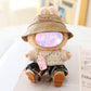 17Cm Doll Clothes Outfit Set (No Doll), 3 Pieces Dress Sweater Set For 6.7Inch Doll Suit, Fashion Kawaii Hat & Clothes Accessori