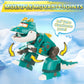 Super Wings Dinosaur Toys Tino - 15'' Green Robot with Spray, Lights & Roar Sounds, Action Figure for Kids 3-5, Model 760437