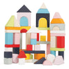 Le Toy Van - Educational Wooden Building Blocks 60 Piece Set Toy | Montessori Style Shape & Colour Development Toy - Suitable fo