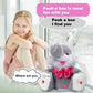 Miaodam Peek-A-Boo Bunny Toy For Toddlers 1-3, Talking Stuffed Animal Repeats Your Words, Sings Children Songs & Lullabies, Interactive Plush With Floppy Ears (Grey)