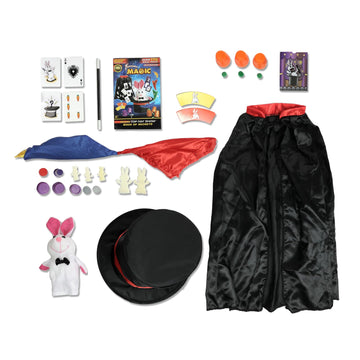 Fantasma Magic Kit Deluxe Top Hat Magic Set – Over 175 Amazing Magic Tricks For Kids Magic Kit & Accessories - Magician Costume Kids Magic Toy