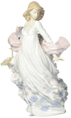 LLADR   Spring Splendor Woman Figurine. Porcelain Woman Figure.