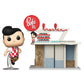 Funko Pop! Town: Bob's Big Boy Restaurant Figure, Standard Size, Multicolor, Model 52888, Plastic Collectible
