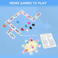 Mexican Train Dominoes Set Numbers Double 12, Travel Mexican Train Game With 91 Colored Tiles And Protable Case, Number Domino S