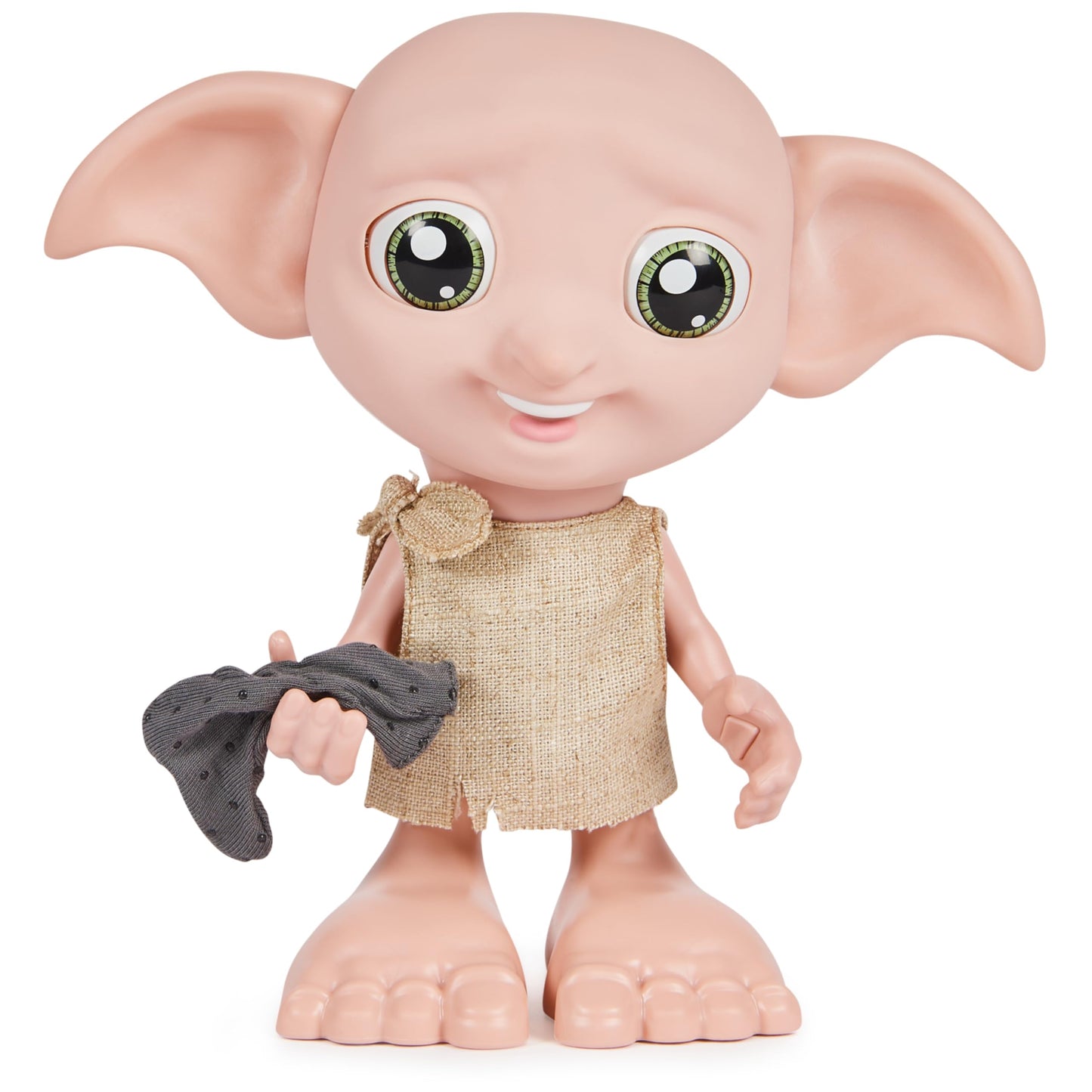 Wizarding World Harry Potter, Interactive Magical Dobby Elf Doll With Sock, Over 30 Sounds & Phrases, 8.5-Inch, Kids Toys For Ages 6 And Up