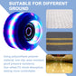 Tanzfrosch 8 Pack Roller Skate Wheels With Bearings Installed Quad Light Up Wheels For Double Row Skating And Skateboard 82A 32M