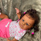 Reborn Baby Dolls Black Girl 23 Inch Soft Body Realistic-Newborn Anatomically Correct Real Life Baby Dolls African American Long
