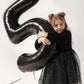 Black Number 8 Balloon 40 Inch, 8 Balloon Number, 8Th Birthday Decorations, Black Party Supplies For Boys Girls