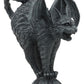 Gifts & Decor Ebros Bizarre Gothic Eureka Bat Winged Cat Gargoyle Statue 7' Tall Stoic Feline Guardian Castle Top Stone Creature Figurine