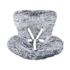 Car Seat for Dolls  Cute Safety Decorative Sofa with Soft Furry Cushion  Air Vent Clip Display Chair Stylish Car Desktop Decor for Blind Box Toys & Collectible Dolls (Gray Regular)