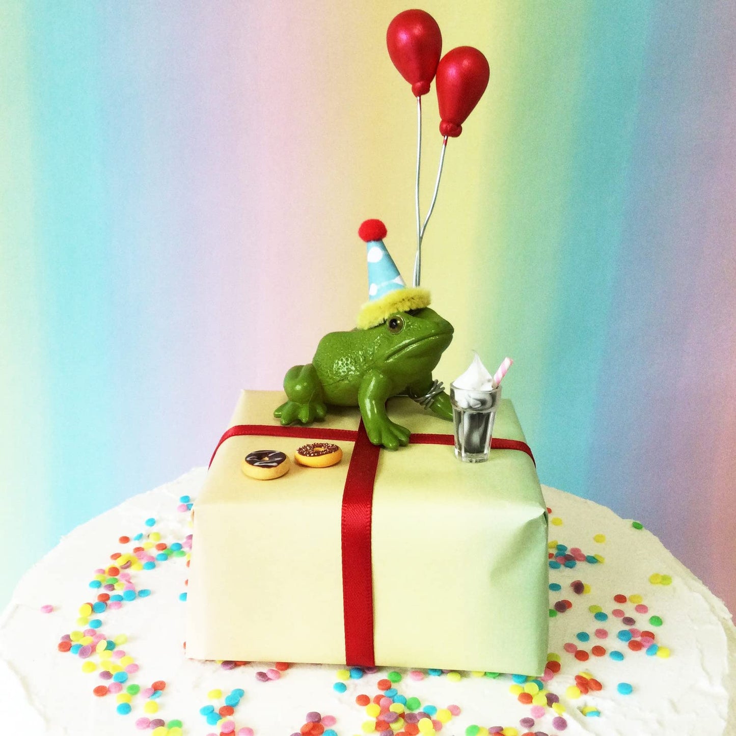 Gemini&Genius Life Cycle of Frog and Sea Turtle Toys, Insect Growth Diary Action Figures, Super Fun for Learning Gifts, Party Fa