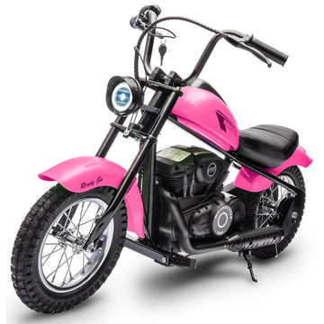 Electric Motorcycle For Kids, 24V 250W Kids Electric Dirt Bike, Two Speed Max Up To 14Mph & 60 Minutes Continuous, With Led Ligh