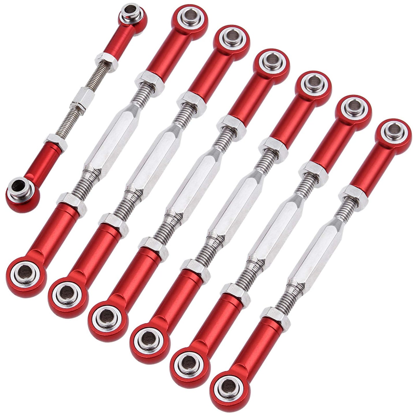 HobbyPark Adjustable Aluminum Upgrades Parts Turnbuckles Camber Links Set for 1/10 Traxxas Slash 2WD 4X4 Hoss Rustler VXL Stampe