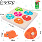 Lzdmy Montessori Wooden Puzzle For Toddlers 1-3, Dinosaur Egg Wooden Toy For 2+ Year Old, 1 Year Old Boy And Girl Gifts, Baby Pu