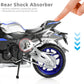 Risopen 1:12 Motorcycle Model For Yamaha Yzf-R1M 1000R Alloy Diecast Motorcycle Model Toy Mini Moto Gift(Silver)