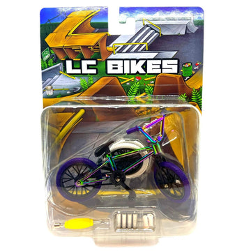 Lc Bikes Metal Finger Bmx Bike Oil Slick - Mini Kids Bike Set For Endless Fun And Tricks