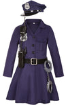 Kakalver Kids Police Officer Costume Girls Police Dress For Police Dress Up Halloween Party Role Play Christmas Gifts