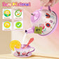Lajeje 52-Piece Tea Party Set for Little Girls, Pretend Kitchen Toy for Kids 3 4 5 6 Year Old, Girls Toys with Tin Tea Set, Dess