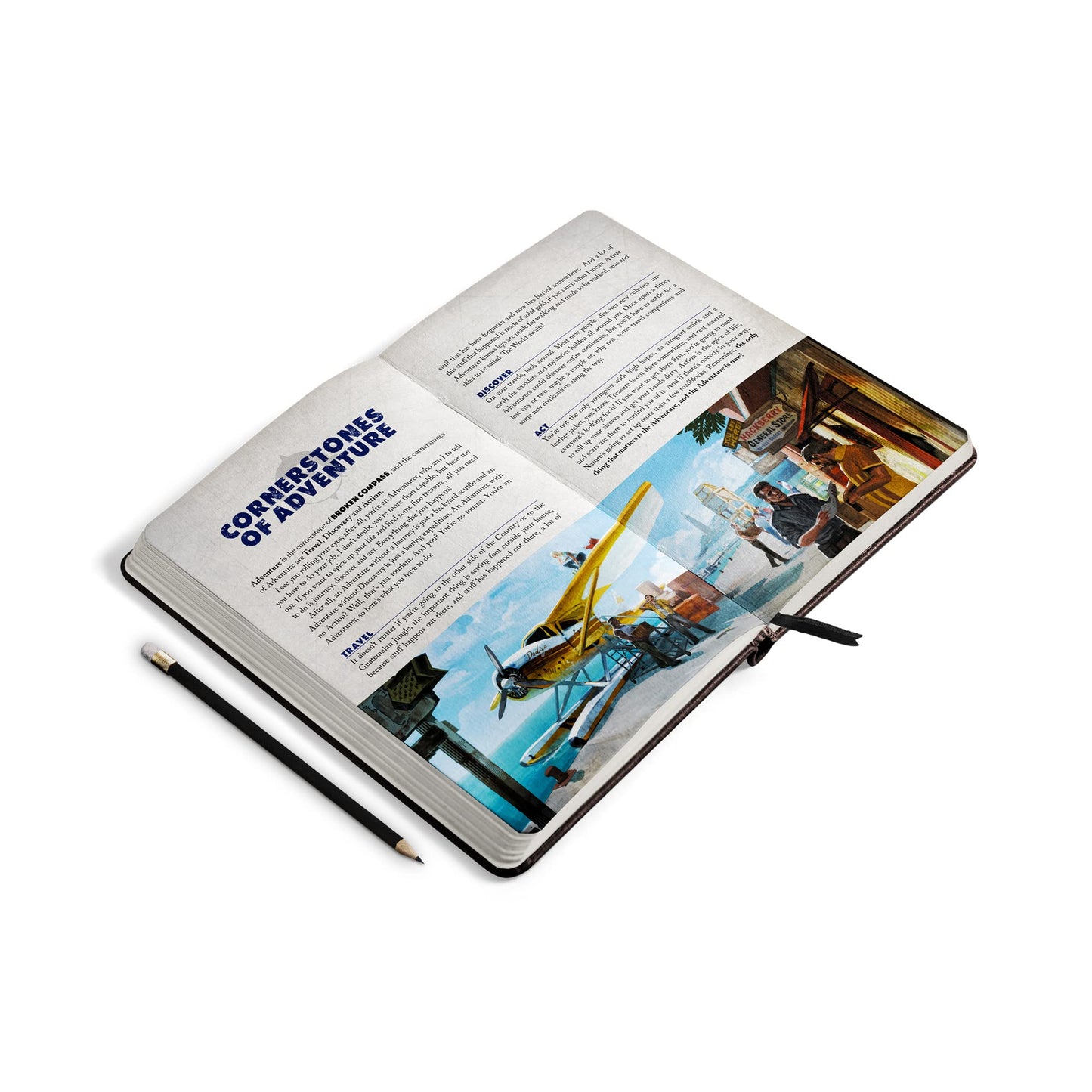 Cmon Broken Compass Adventure Journal Core Book | Roleplaying Game Inspired By Adventure Movies | Fun Rpg For Kids And Adults |