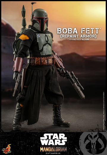 Hot Toys 1/6 Scale Figure Mandalorian Boba Fett Repaint Armor Green Model HT908895