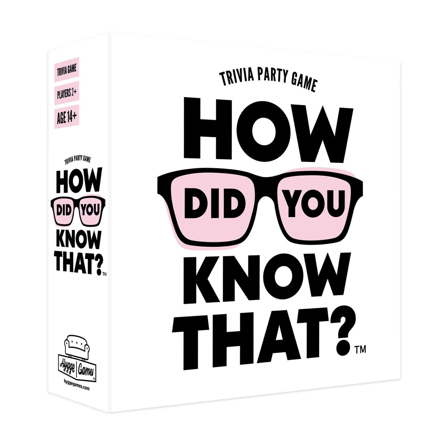 Hygge Games Trivia Party Game - How Did You Know That? - White - Model 21132 - Paper - 1 EA
