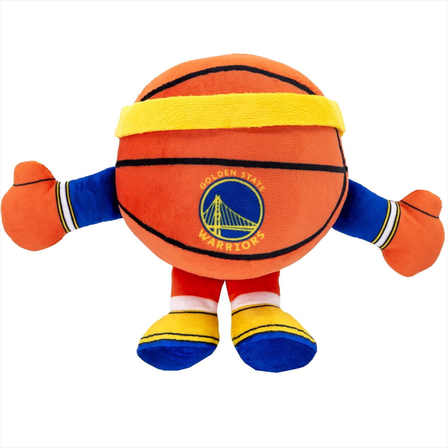 Bleacher Creatures Golden State Warriors 8' Kuricha Basketball Sitting Plushies- Soft Chibi Inspired Plush