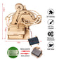 AURYE Marble Run 3D Wooden Puzzle Kit - DIY STEM Educational Toy for Ages 8-14, Perfect Gift for Kids and Teens, Solar-Powered Science Experiment