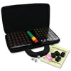 Westinghouse Acrylic Mahjong Set - 144 Black Tiles, 1.25 Inch, Easy-to-Read, Complete Game Set, 6LBS, Birthday Mah-Jongg