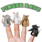 Mcphee Accoutrements Finger Rats 4 Piece Finger Puppet Set