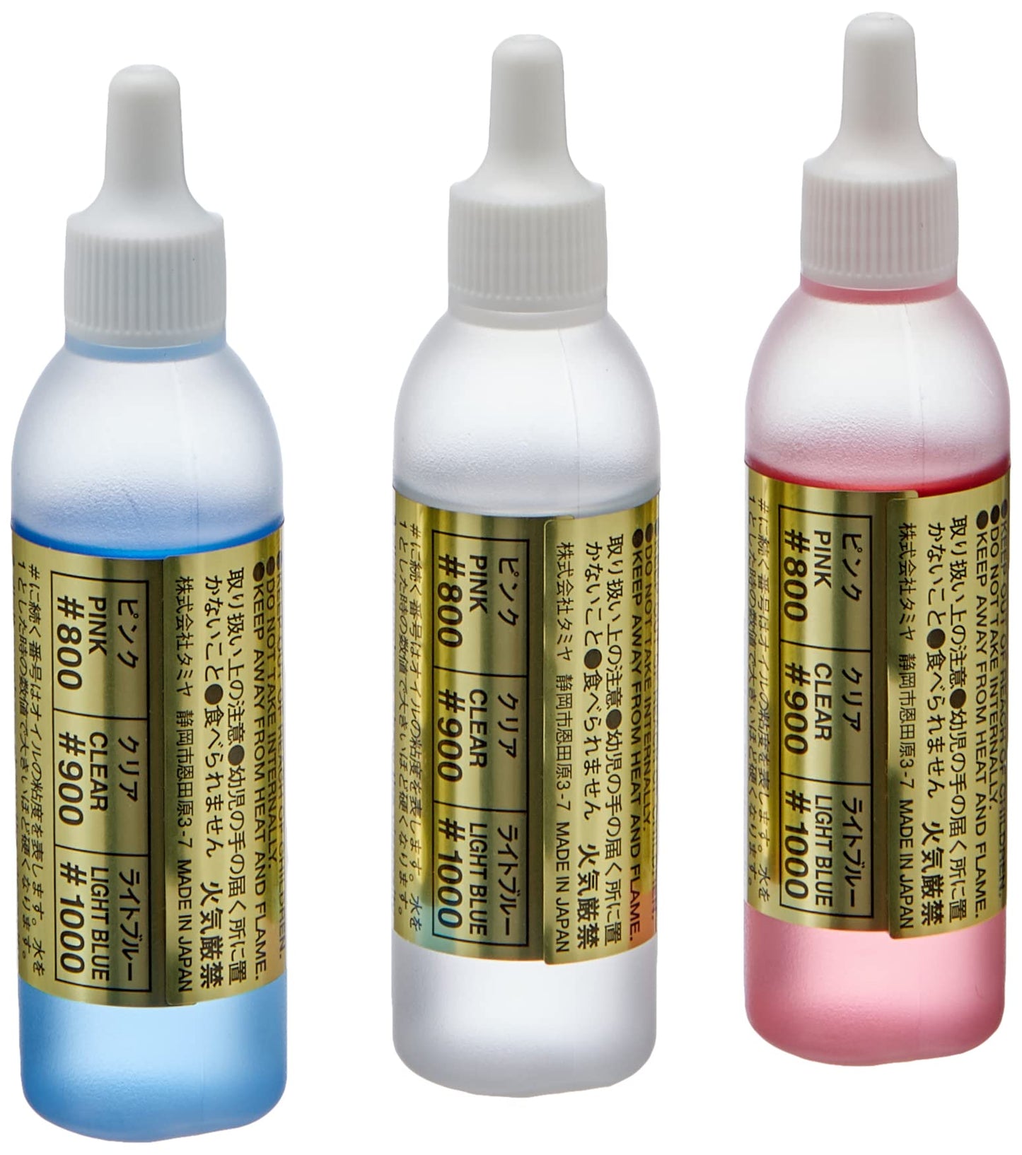 TAMIYA 300053445 Silicone Damper Oil Set Hard 800/900/1000
