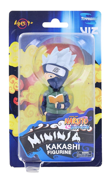 Toynami Naruto Shippuden Mininja Figurine Series 1 - Kakashi Officially Licenced Figurine - Approx 4”