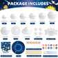 64 Pcs Solar System Project Kit, Solar System Model Kit With 13 Mix Foam Balls, Solar System Toys For Kids 3-5, Learn Planets Science Kit School Project Supplies Of Bamboo Sticks, Flags, Brushes