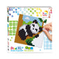 Pixel P41048 Pixel Plate XL Panda, Set Flexible Base Plate, for Children to Design Yourself, Easy Plug-in System, No Ironing or 