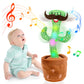 Homily Dancing Talking Cactus Toys For Baby Toys, Singing Mimicking Recording Repeating What You Say Of Boys Girls -Volume Contr
