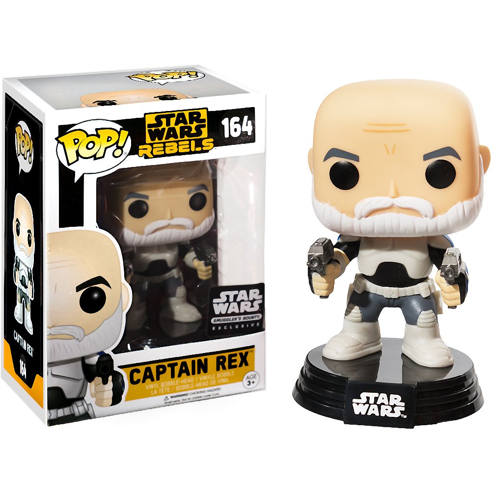 Funko Captain Rex (Smuggler'S Bounty Exclusive) Pop! X Star Wars Rebel Vinyl Figure + 1 Free Official Star Wars Trading Card Bun