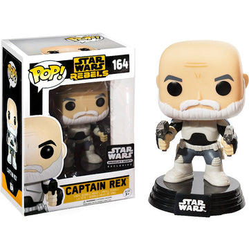 Funko Captain Rex (Smuggler'S Bounty Exclusive) Pop! X Star Wars Rebel Vinyl Figure + 1 Free Official Star Wars Trading Card Bun