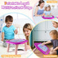 Smasiagon Toddler Toys Age 1-2 Year Old Boys Girls, Magnetic Drawing Doodle Board Pad Educational Learning Toys For 1 2 3 Year Old Boys Girls Gifts Birthday Party (Purple)