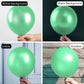 Partywoo Pearl Jade Green Balloons, 138 Pcs Jade Green Balloons Different Sizes Pack Of 18 Inch 12 Inch 10 Inch 5 Inch Light Green Balloons For Balloon Garland Or Arch As Party Decorations, Green-Z43