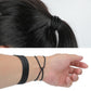Senkary 30 Pieces Silicone Jelly Bracelets Stretchy 80s Black Rubber Bracelets Gummy Wristbands for Party Favors, Adults, Women,