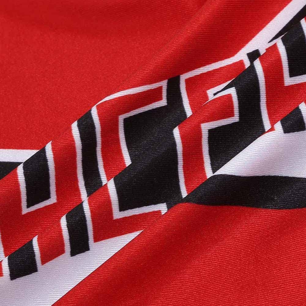 Lmyove Cheerleader Costume For Girls, Cheerleading Outfit For Kids With Pom Pom, Child Halloween Costume Dress Uniform, Red & Black, 10-11Y