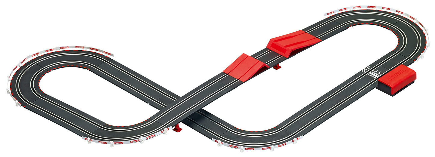 Carrera Go!!! Battery Operated 1:43 Scale Slot Car Racing Toy Track Set With Jump Ramp For Kids Ages 5 Years And Up, Highway Chase