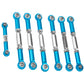 Vgoohobby Aluminum Adjustable Turnbuckles Rod Camber Links Steering Linkage Pull Rod Tie Rod Compatible With Traxxas 1/10 Slash
